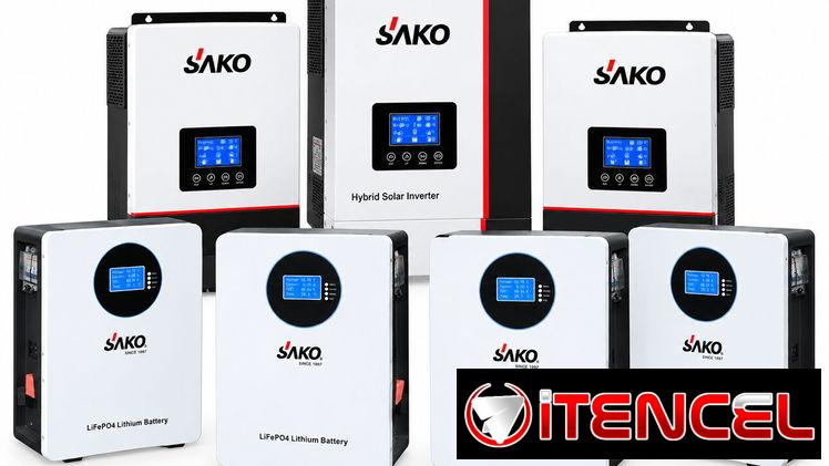 Inversores y baterías Sako