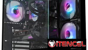 Chasis raidmax i803 tipo pecera con pantalla lcd
