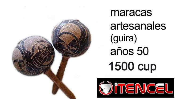 Se venden maracas artesanales antigüedad