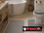 Set de alfombras para baño (3 piezas)(CVV)