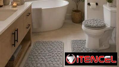 Set de alfombras para baño (3 piezas)(CVV)