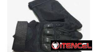 Guantes negros tactiles reforzados L y Xl