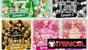 🎈Set cumpleaños 72 piezas