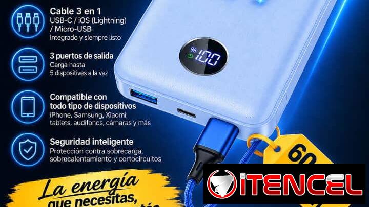 Powerbank de 30 000, 50 000 y 60 000 nuevos en caja — foto 1