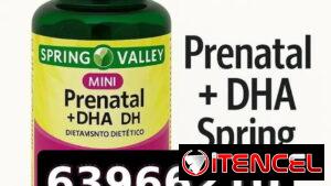 prenatales Multivitamínicas con DHA