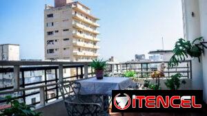 🏤Apartamento de renta lineal y por noche en Vedado vista al mar estabilidad electrica mas respaldo energetico – VED-015