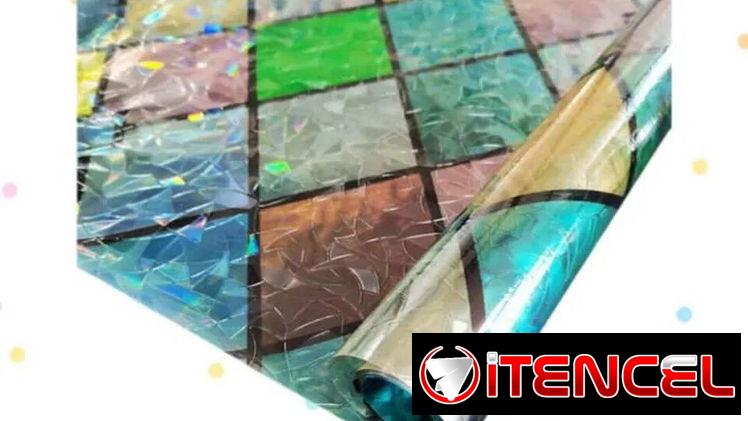 Papel adhesivo cristal - vitral 45 x 500 cm 18 USD. Mensajería con costo adicional.