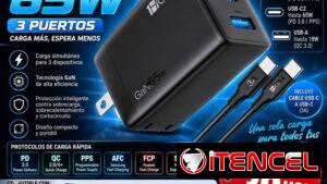 Cargador 1Hora 65w con cable