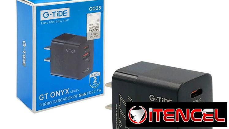 Cargador Androide TURBO Carga rapida GaN de 2 puertos y 22.5W $3500