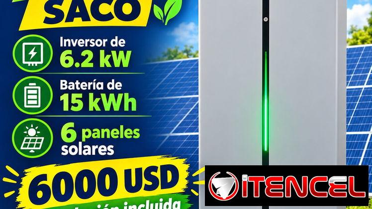 Kit de inversores, baterías y paneles, con accesorios e instalación incluida para más detalle llamar o escribir a Whats — foto 4