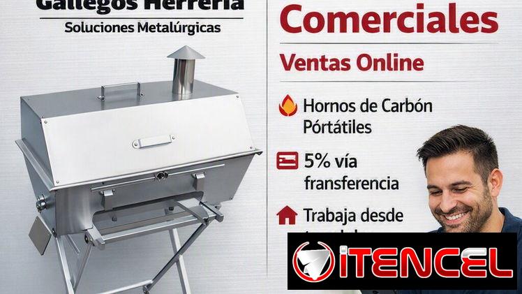 Gallegos Herrería busca Gestores de Venta para Hornos Portátiles de Carbón