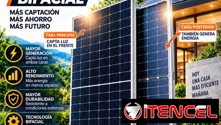 PANEL SOLAR BIFACIAL DE 600 W ⚡