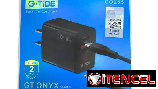 Cargador Androide TURBO Carga rapida GaN de 2 puertos y 22.5W $3500