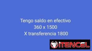 Saldo disponible 1500cup o 2 Usd
