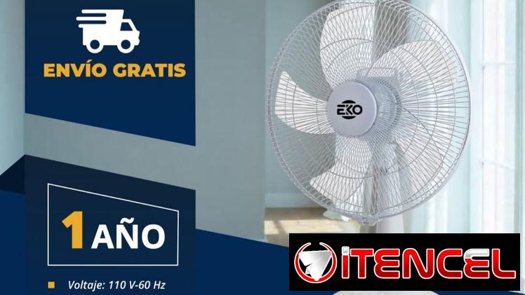 Ventilador de mesa marca EKO. 1 año de Garantía. Domicilio incluido.