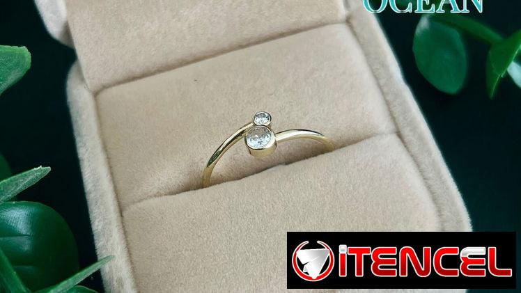 ANILLOS DE ORO 10 K CIFRADO