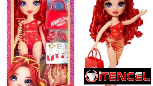 MGA Entertainment Rainbow High Swim Style Ruby Anderson 28 cm