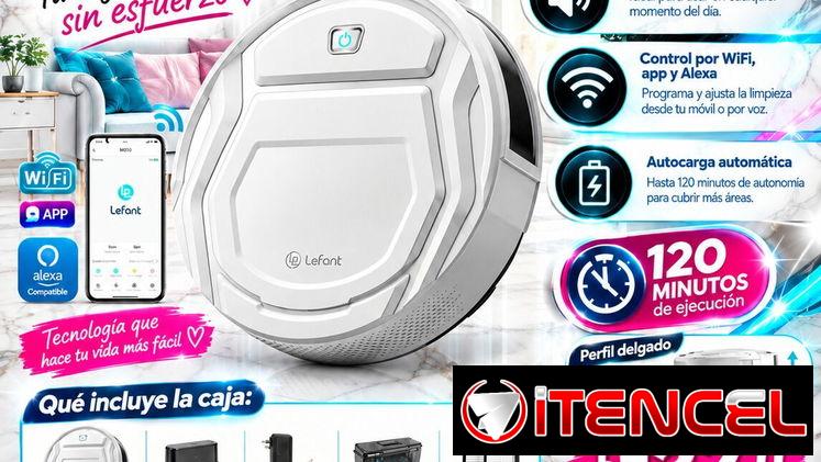Lefant – Aspiradora robot, succión fuerte, 120 minutos de tiempo de ejecución, delgada, Nuevo en su caja sellada