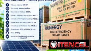 PANELES SOLARES RUNERGY DE 590 W!