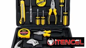 Kit de herramientas de 12 piezas con maleta
