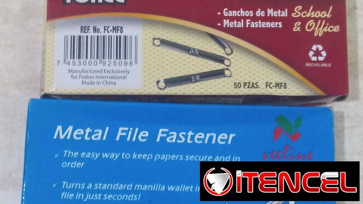 Presillas de Patas. Ganchos metálicos para archivos