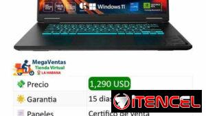 Lsptop portatil Gigabyte Gaming A16 17 16GB / 1TB