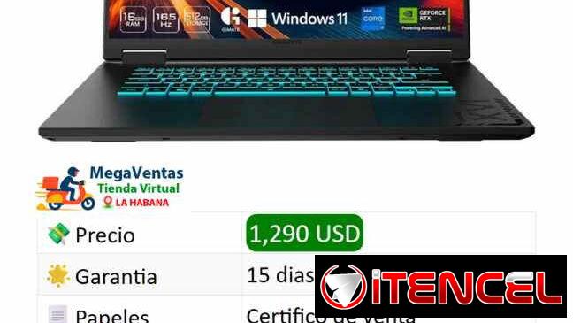 Lsptop portatil Gigabyte Gaming A16 17 16GB / 1TB