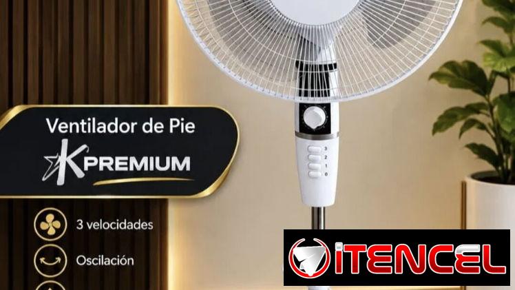 *Ventilador de pie Premium 16 pulgadas*  *Color ⚪️⚫️*  – Precio 60 USD – Con transporte  – Garantía 15 días