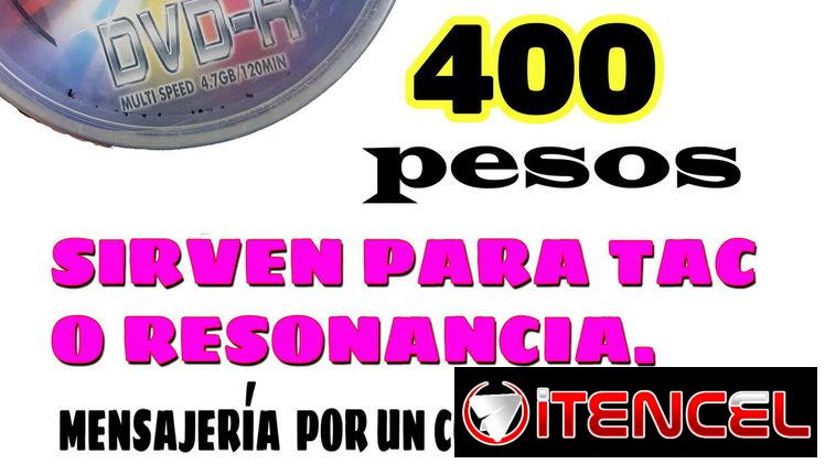 Dvd 📀 para Tac y resonancia tel:50757363
