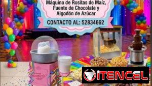 Renta de máquinas para eventos