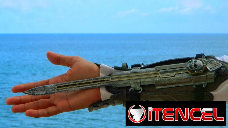 Espada oculta de Assasins Creed Black Flag, para cosplay — foto 1