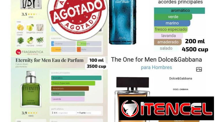 Variedad de perfumes disponibles para todos los gustos