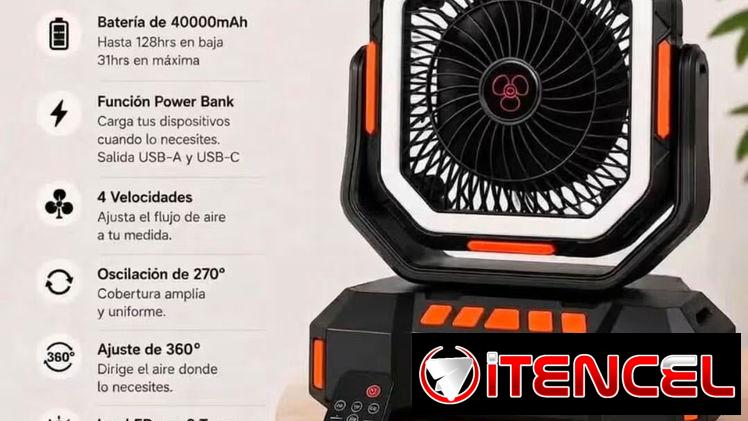 Ventilador F22 Recargable 40000mAh // 53258933 — foto 2