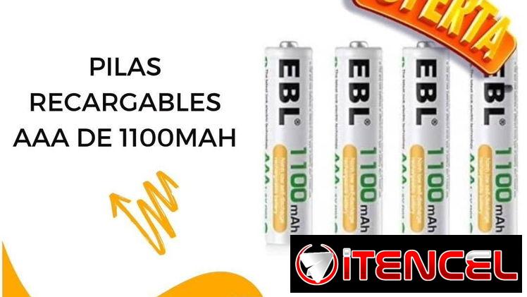 ✴️Pilas Recargables y Cargadores, Baterias AAA y AA, 9v✴️