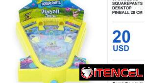 Nickelodeon SpongeBob SquarePants Desktop Pinball 28 cm