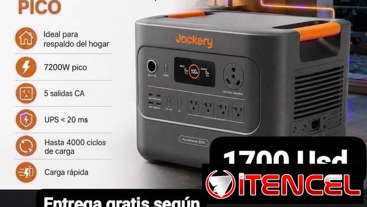 Jackery Home Power 3000, Garantía de 7 días, Entrega gratis según municipio