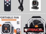 Ventilador F10 recargable portátil de alta velocidad de 20000 mA