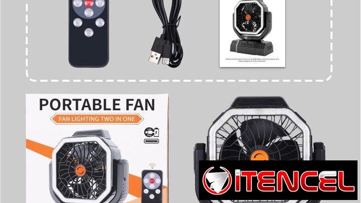 Ventilador F10 recargable portátil de alta velocidad de 20000 mA