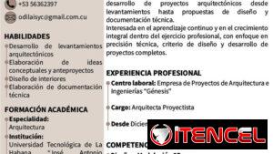 BUSCO EMPLEO COMO ARQUITECTA PROYECTISTA
