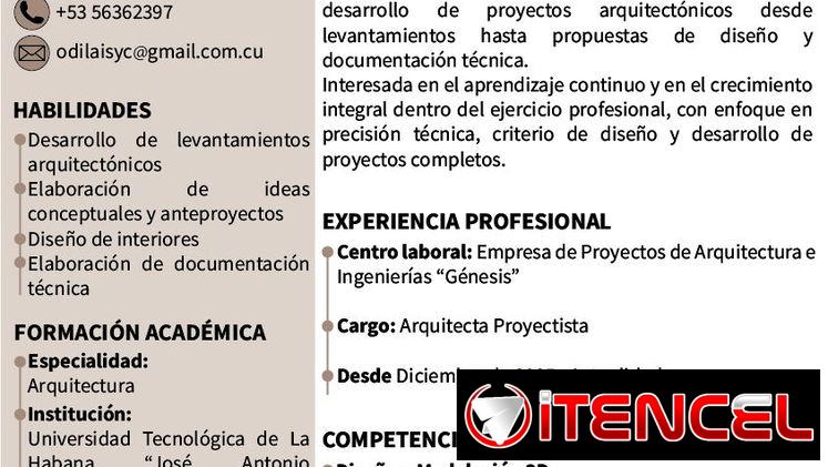 BUSCO EMPLEO COMO ARQUITECTA PROYECTISTA