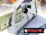 Contadora de dinero portable, usa pilas AA o directo a la corriente