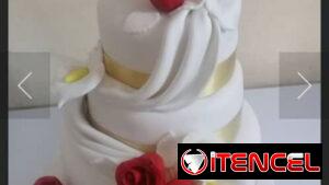 CAKES PARA BODAS PRECIOSOS CAKES DE MERENGUE Y DE FONDANT CON FLORES COMESTIBLES