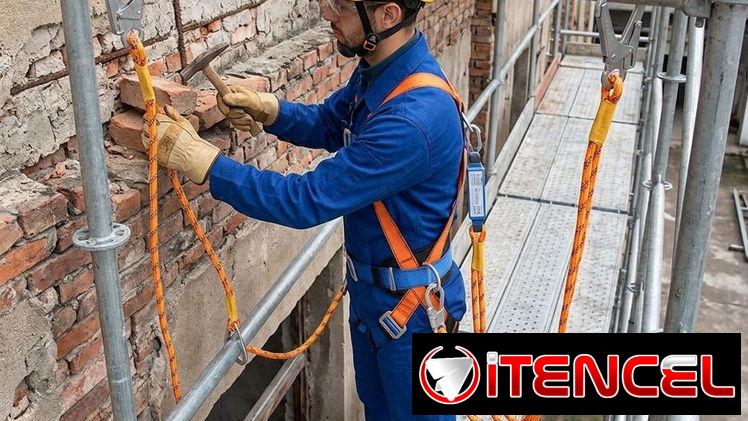 Arnés profesional de seguridad para trabajo en altura posicionamiento y alpinismo