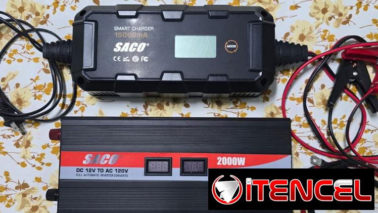 Cargador e Inversor de 1500w Marca SACO Llamar o escribir por whatsap al +53 5 5421734