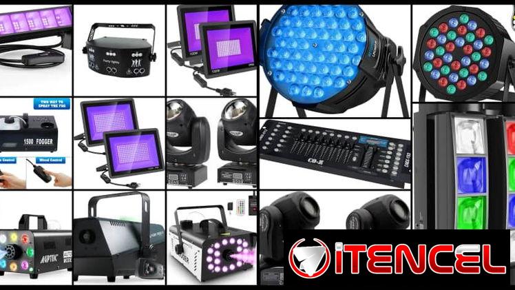Luces de Discoteca, Luces Ultravioleta, Máquinas de Humo y más: