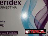 IVERMECTINA,  Veridex caja con 4 tabletas eficaz contra la sarna, los piojos y liendras