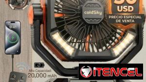 VENTILADOR RECARGABLE COLDSKY DE 20000MAH NUEVOS EN CAJA A ESTRENAR**52437713