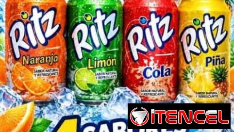 Contenedor de refresco ritz  Ya en almacén Precio 0.60 ctvs 2730 cajas