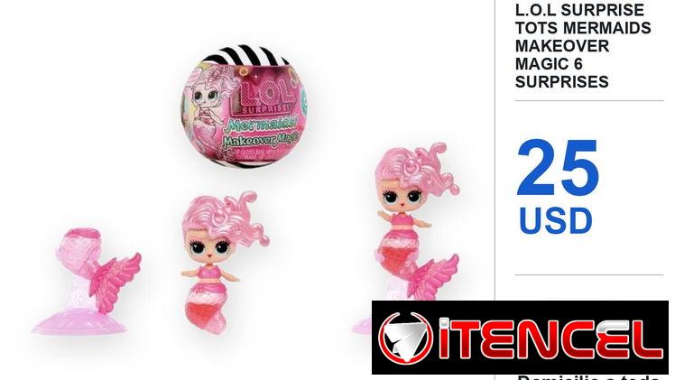 MGA Entertainment L.O.L Surprise Tots Mermaids Makeover Magic 6 Surprises
