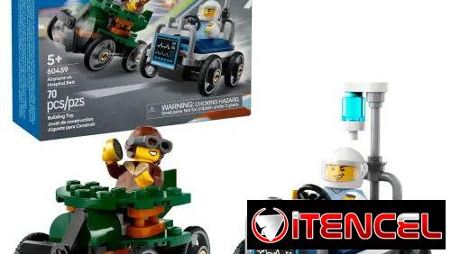 LEGO City 60459 Airplane vs Hospital Bed 70 Pcs